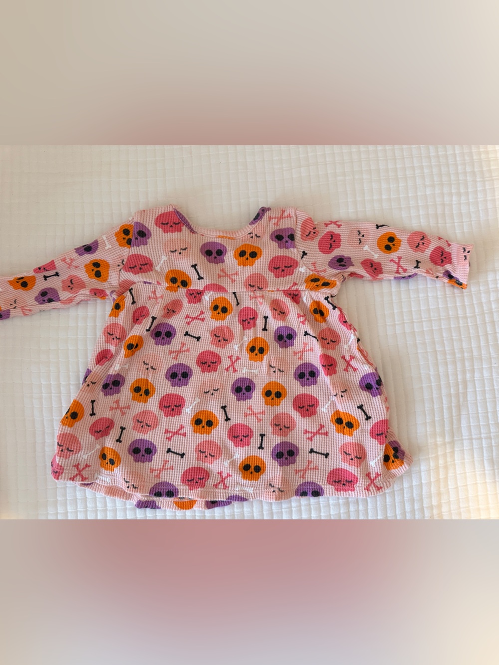 Pink Halloween waffle set for baby girl